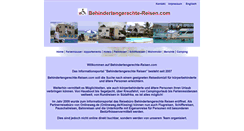 Desktop Screenshot of behindertengerechte-reisen.com